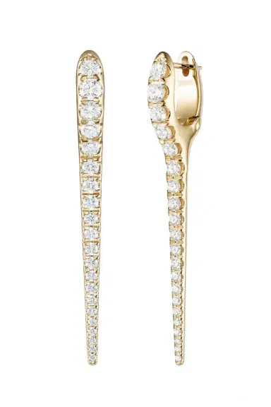 Melissa Kaye Medium Lola Diamond Needle Earrings | Thumbnail 1
