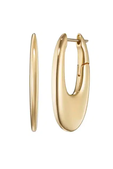 Melissa Kaye Medium Lulu Hoop Earrings | Thumbnail 1