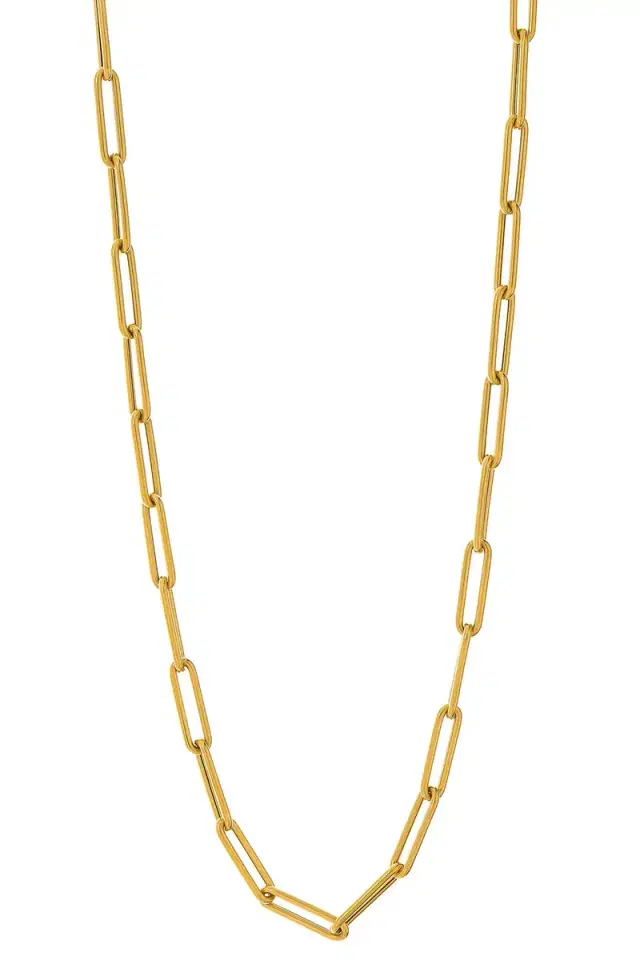 MARISSA DIAMONDS Medium Paper Clip Chain