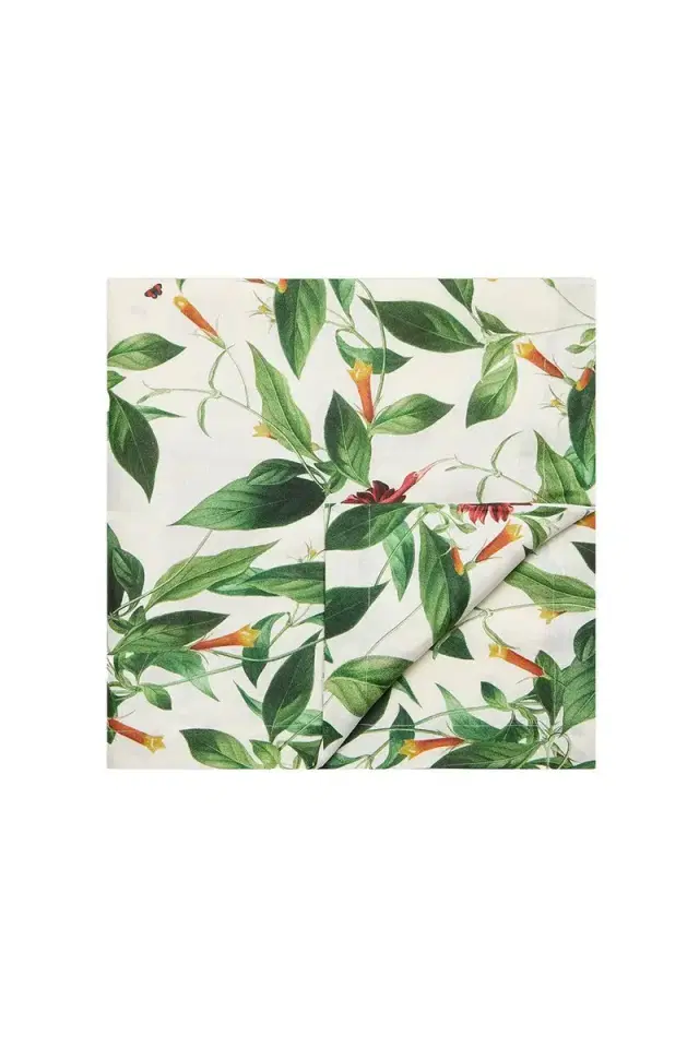 La DoubleJ Medium Tablecloth - Bosco Blooms Green