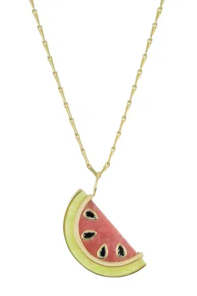 Brent Neale Medium Watermelon Pendant Necklace | Thumbnail 1 Brent Neale Medium Watermelon Pendant Necklace | Thumbnail 1