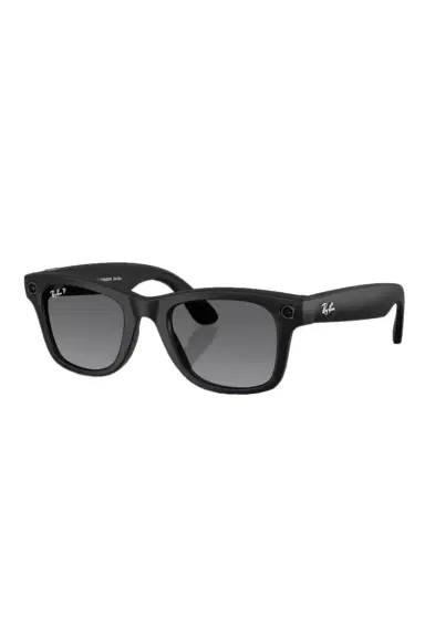Ray-Ban Meta Wayfarer Sunglasses - Matte Black Gradient Graphite | Thumbnail 6