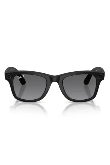 Ray-Ban Meta Wayfarer Sunglasses - Matte Black Gradient Graphite | Thumbnail 1
