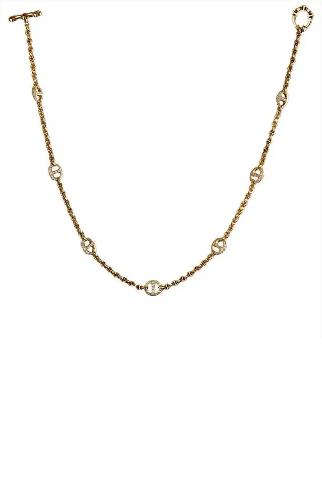 Hoorsenbuhs Micro Open Link Station Necklace
