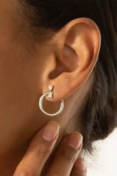 MONICA RICH KOSANN Midi Galaxy Wrap Earrings | Thumbnail 2