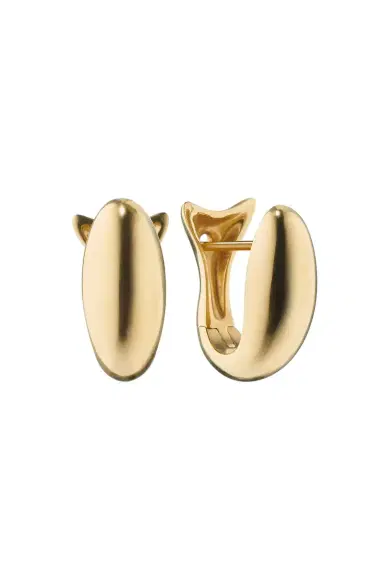 MONICA RICH KOSANN Midi Perseverance Huggie Earrings | Thumbnail 1 MONICA RICH KOSANN Midi Perseverance Huggie Earrings | Thumbnail 1