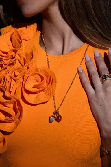 TAMARA COMOLLI Mikado Carnelian Bouquet Pendant | Thumbnail 3
