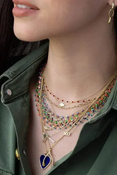 Jennifer Meyer Mini Diamond Hamsa Necklace | Thumbnail 2 Jennifer Meyer Mini Diamond Hamsa Necklace | Thumbnail 2