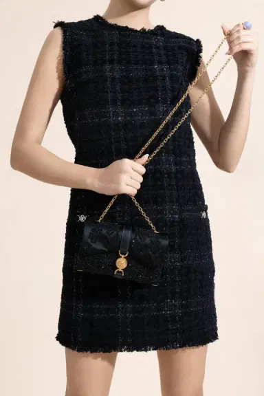 Versace Mini Klieo Bag - Black Beaded | Thumbnail 3 Versace Mini Klieo Bag - Black Beaded | Thumbnail 3