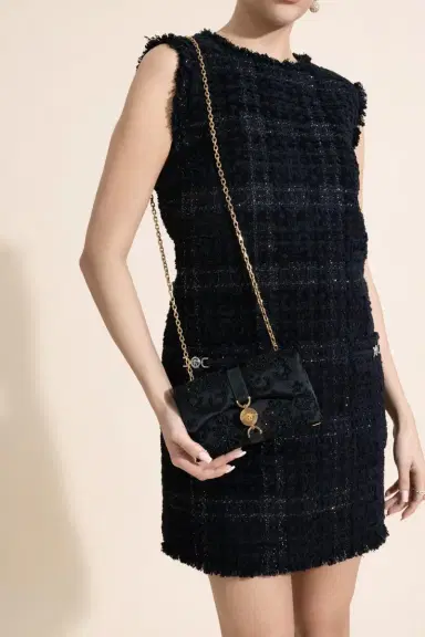 Versace Mini Klieo Bag - Black Beaded | Thumbnail 4 Versace Mini Klieo Bag - Black Beaded | Thumbnail 4