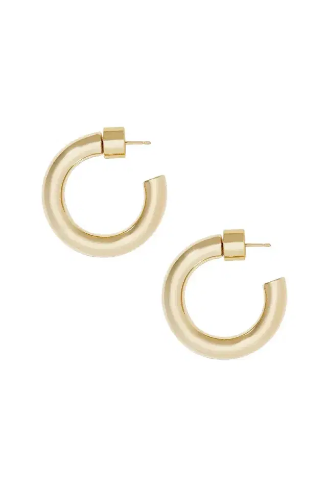 Jennifer Fisher Mini Natasha Hoop Earrings - Yellow Gold - 1in