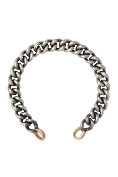 Marla Aaron Minimega Curb Chain Bracelet - Silver Yellow Gold | Thumbnail 1