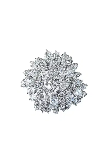 FANTASIA by DESERIO Mix Shaped Round Brooch | Thumbnail 5