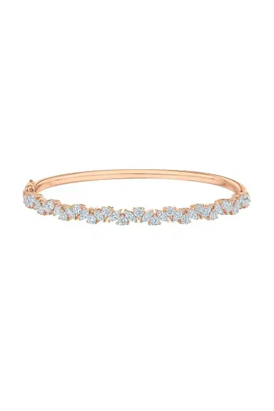 KWIAT Mixed Diamond Bangle - Rose Gold | Thumbnail 1 KWIAT Mixed Diamond Bangle - Rose Gold | Thumbnail 1