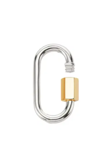 Marla Aaron Mixed Gold Medium Lock | Thumbnail 1 Marla Aaron Mixed Gold Medium Lock | Thumbnail 1