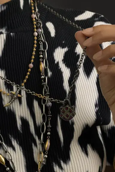 SEVAN BICAKCI Mixed Metal Open Links Chain | Thumbnail 3