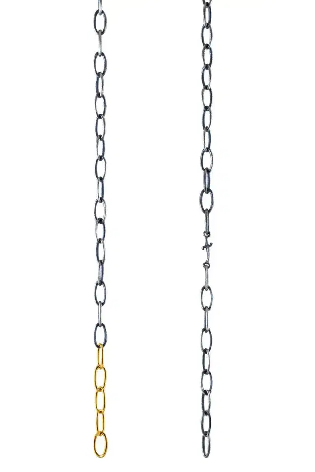 SEVAN BICAKCI Mixed Metal Oval Open Link Chain