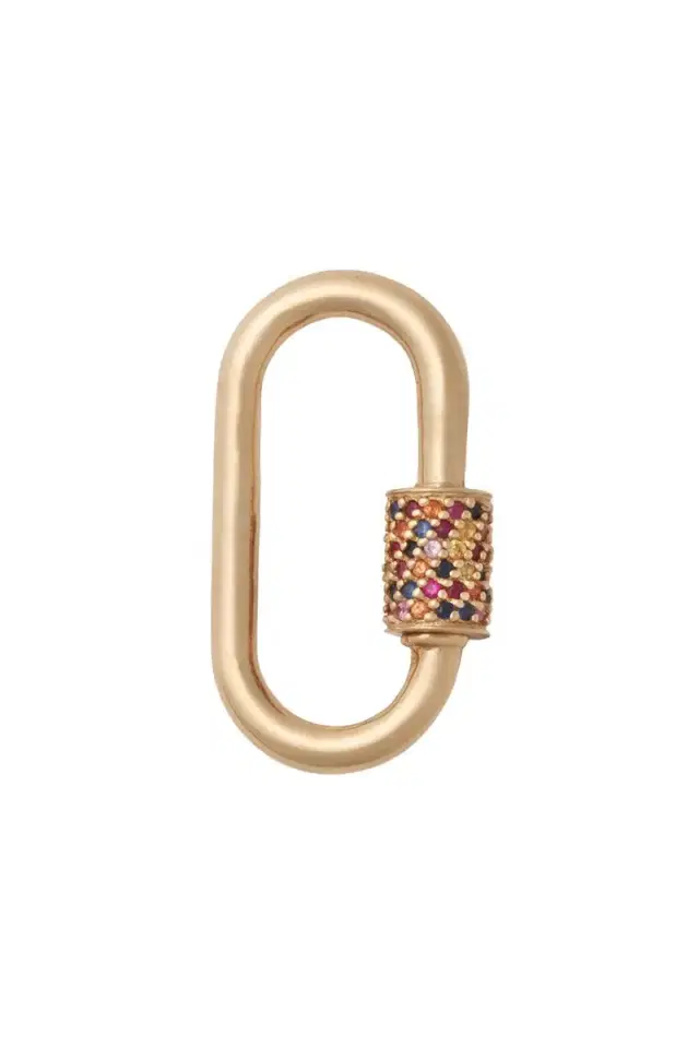 Marla Aaron Mixed Sapphire Medium Stoned Lock