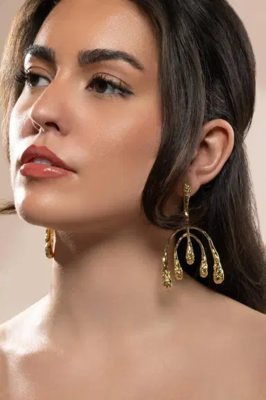 ALEXIS BITTAR Molten Spiral Hoop Earring | Thumbnail 2