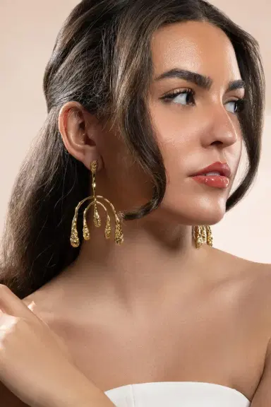 ALEXIS BITTAR Molten Spiral Hoop Earring | Thumbnail 3