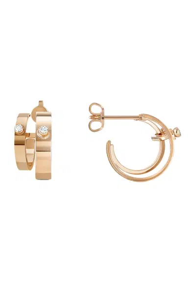 NOUVEL HERITAGE Monday Morning Mood Double Hoop Earrings | Thumbnail 3