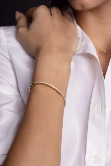 KWIAT Moonlight 3-Row Slim Bangle | Thumbnail 2