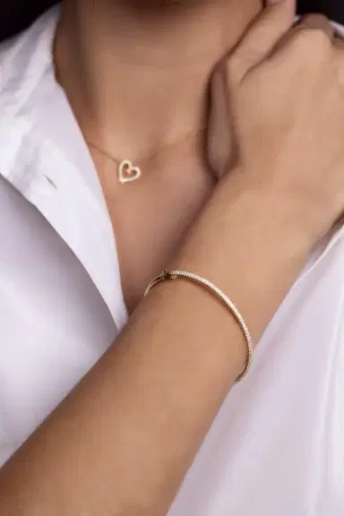 KWIAT Moonlight 3-Row Slim Bangle | Thumbnail 3