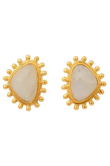 Sylvia Toledano Moonstone Dot Earrings | Thumbnail 1