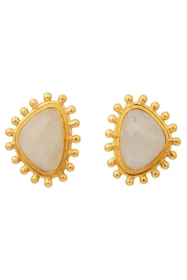Sylvia Toledano Moonstone Dot Earrings