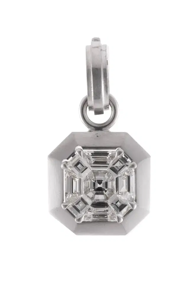 Sylva & Cie Mosaic Diamond Pendant