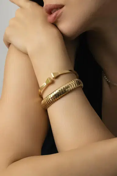 SIDNEY GARBER Nail Head Cuff Bracelet | Thumbnail 2
