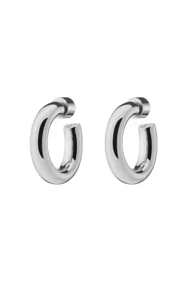 Jennifer Fisher Natasha Huggie Earrings - Silver - 1in | Thumbnail 1 Jennifer Fisher Natasha Huggie Earrings - Silver - 1in | Thumbnail 1