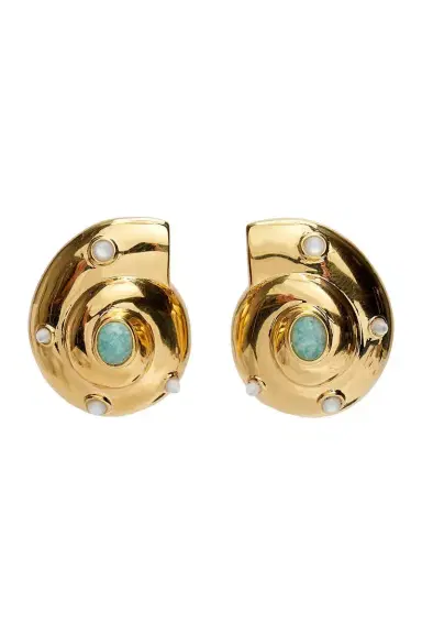 Lizzie Fortunato Nautilus Stud Earrings | Thumbnail 1 Lizzie Fortunato Nautilus Stud Earrings | Thumbnail 1