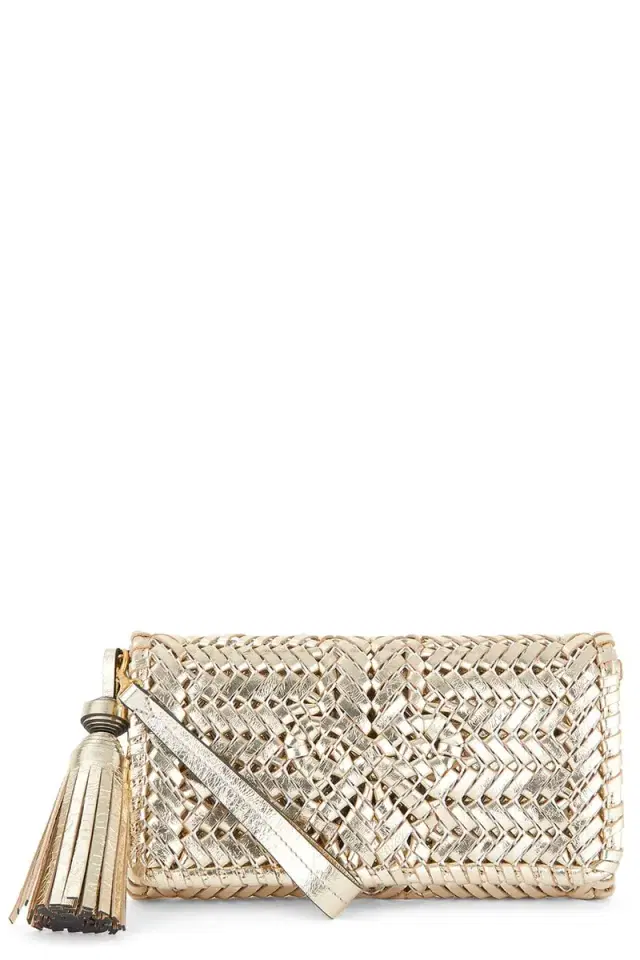 Neeson Tassel Clutch - Platino