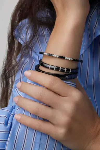 ROBERTO DEMEGLIO Nine Diamond Station Dado Bracelet | Thumbnail 3