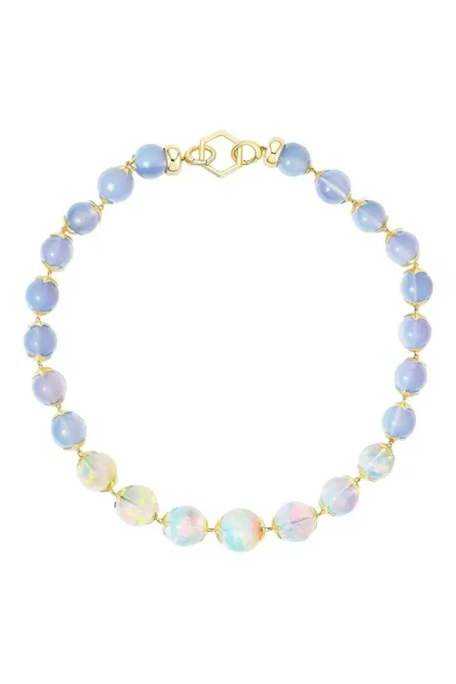 Harwell Godfrey Opal Chalcedony Bead Necklace
