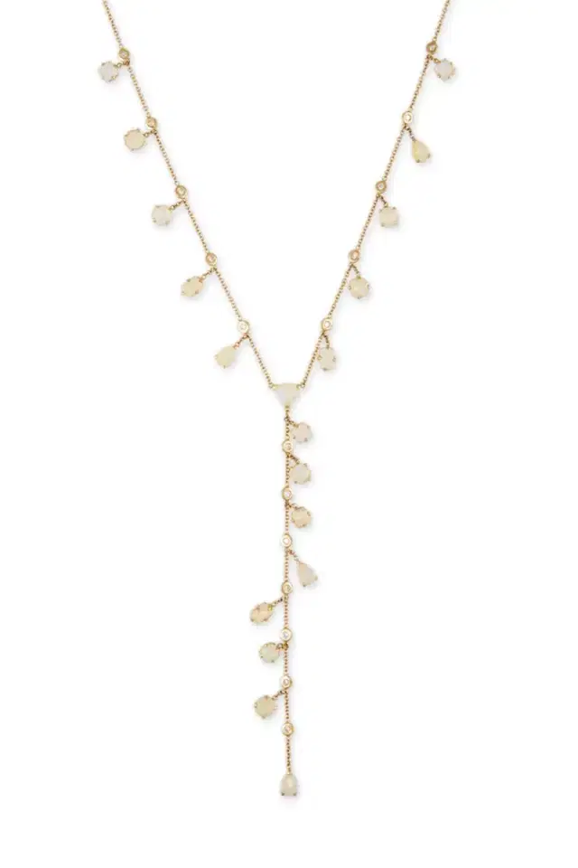 Jacquie Aiche Opal Shaker Y Necklace