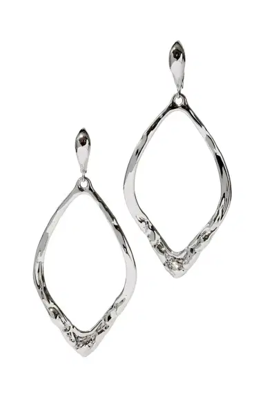 ALEXIS BITTAR Open Oval Leverback Earrings | Thumbnail 2