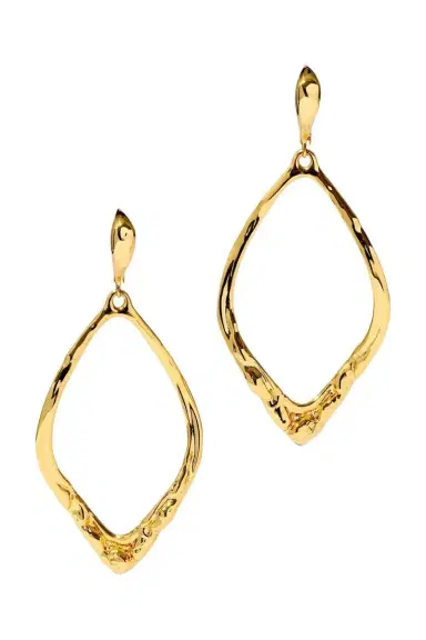 ALEXIS BITTAR Open Oval Leverback Earrings | Thumbnail 1