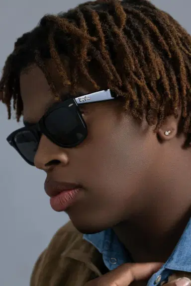 Ray-Ban Original Wayfarer Sunglasses - Shiny Black Green | Thumbnail 3