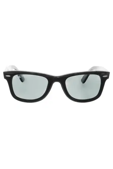 Ray-Ban Original Wayfarer Sunglasses - Shiny Black Green | Thumbnail 1