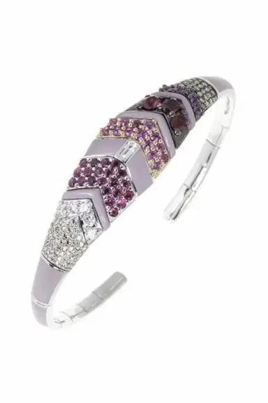 Nikos Koulis Oui Pink Enamel Bracelet | Thumbnail 1