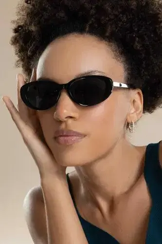 Saint Laurent Oval Cat Eye Sunglasses | Thumbnail 2