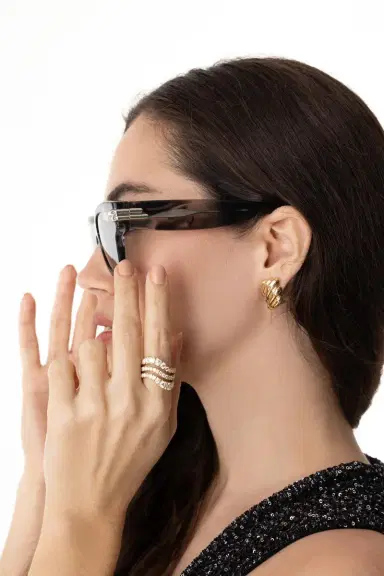 Bottega Veneta Oval Sunglasses | Thumbnail 4 Bottega Veneta Oval Sunglasses | Thumbnail 4