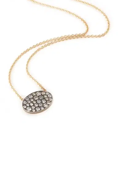 Sylva & Cie Oval Ten Table Pendant Necklace | Thumbnail 5