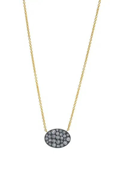 Sylva & Cie Oval Ten Table Pendant Necklace | Thumbnail 6