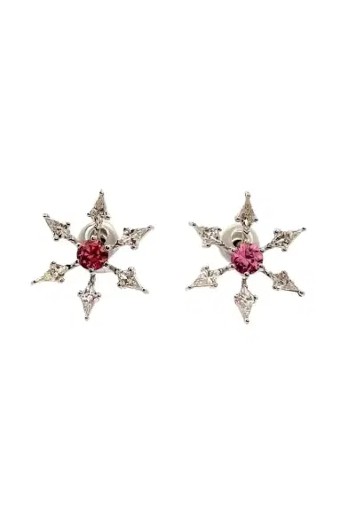 ARUNASHI Padaparascha Diamond Kite Star Earrings | Thumbnail 1 ARUNASHI Padaparascha Diamond Kite Star Earrings | Thumbnail 1