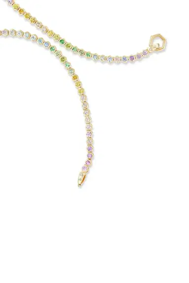 Harwell Godfrey Pastel Rainbow Open Tennis Necklace | Thumbnail 6 Harwell Godfrey Pastel Rainbow Open Tennis Necklace | Thumbnail 6