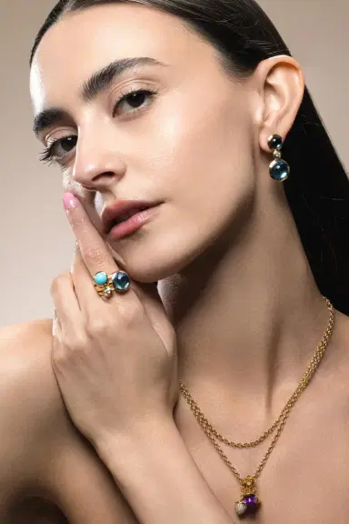 TAMARA COMOLLI Pave Diamond Mikado Flamenco Pendant | Thumbnail 4 TAMARA COMOLLI Pave Diamond Mikado Flamenco Pendant | Thumbnail 4