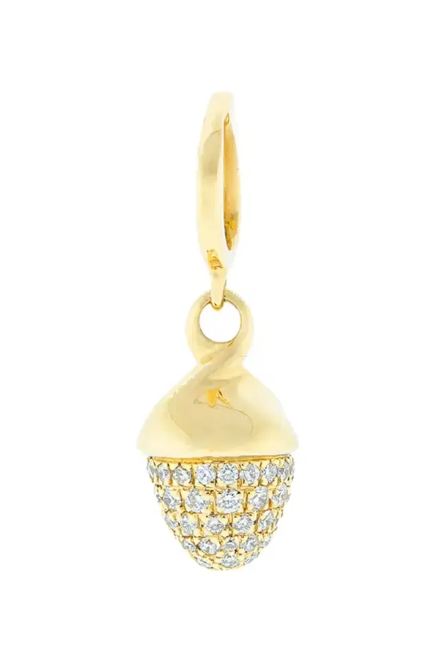 TAMARA COMOLLI Pave Diamond Mikado Flamenco Pendant